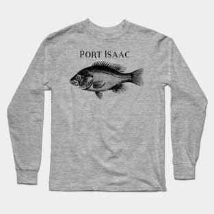 Port Isaac Cornwall Fish Long Sleeve T-Shirt